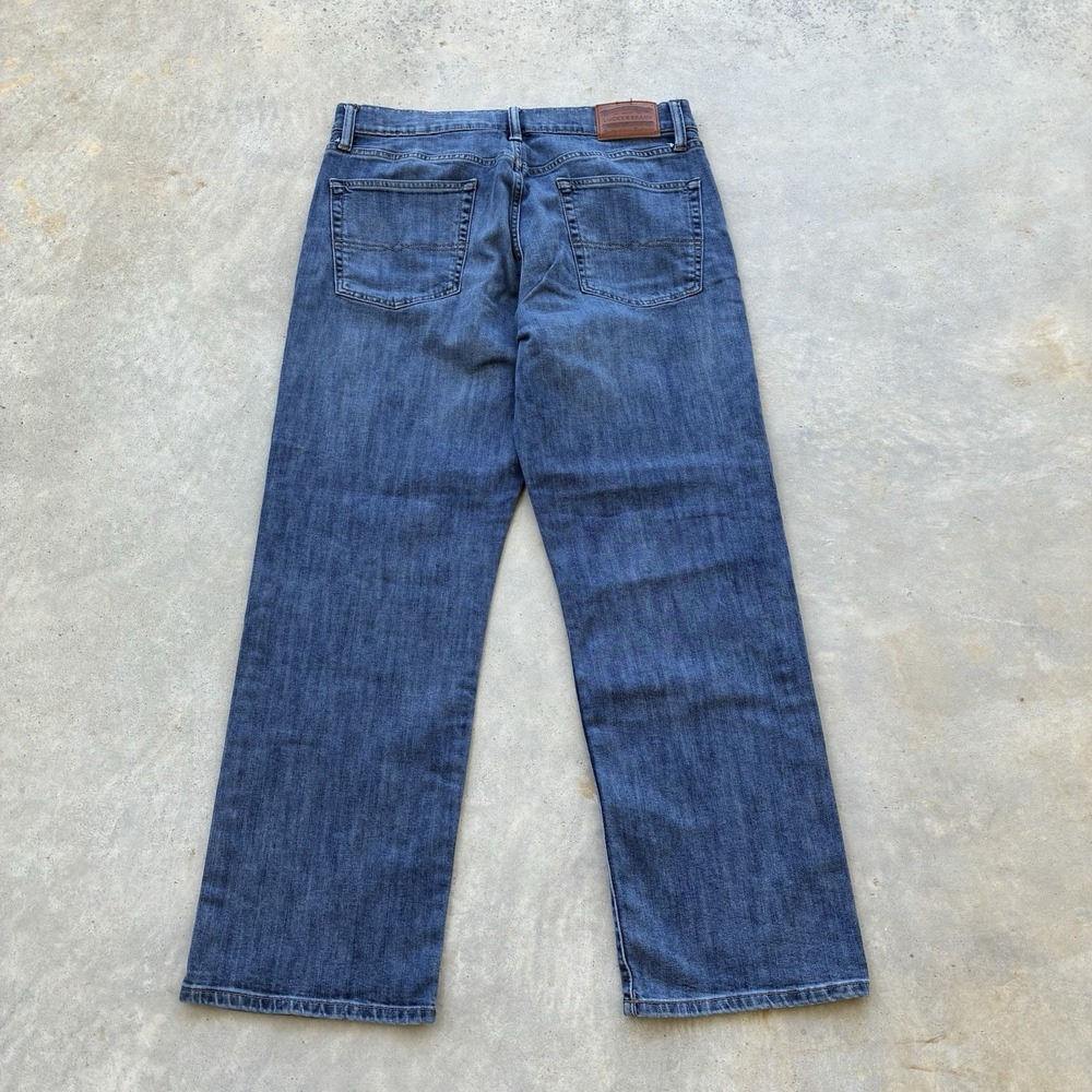 Lucky Brand 181 Relaxed Straight Jeans Mens 34x30 Blue Medium Wash Stretch Denim - Picture 3 of 6
